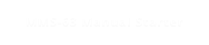 MMS-63 Manual Starter